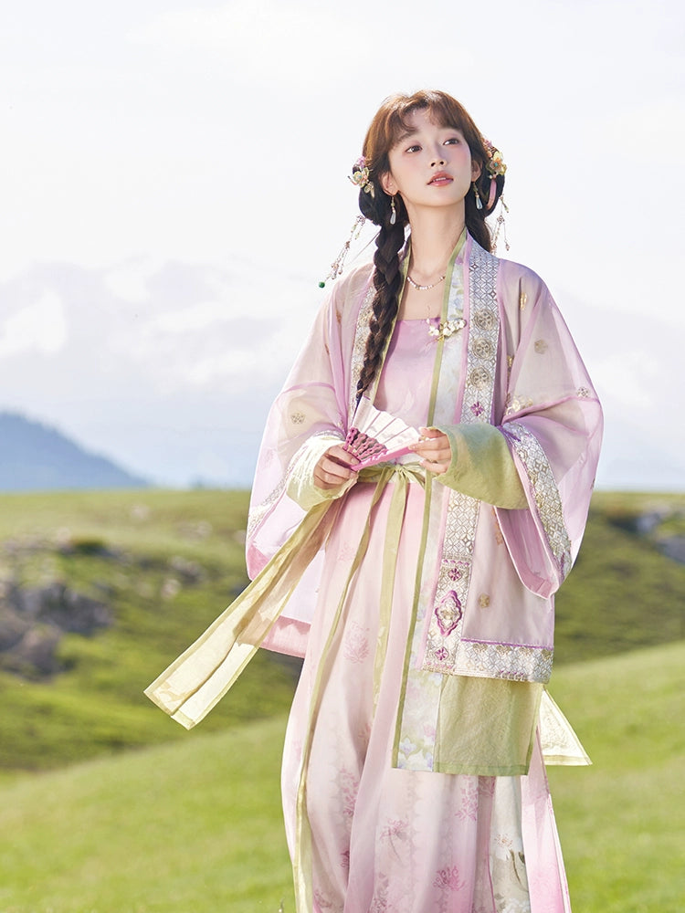 More than thirteen [flower years late] gradual change of color Song pants Song Hanfu song HanFuDreams
