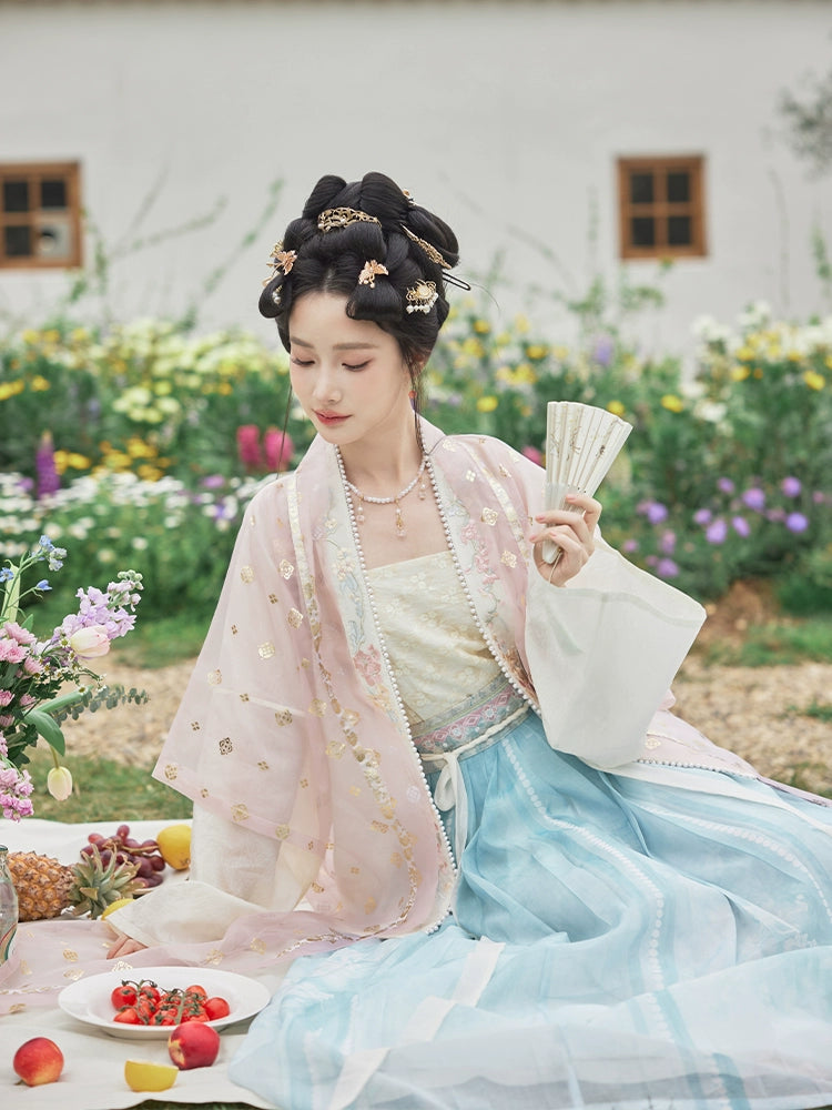 More than thirteen [芙蓉弄影] Hundred dresses with suspenders Song Hanfu HanFuDreams