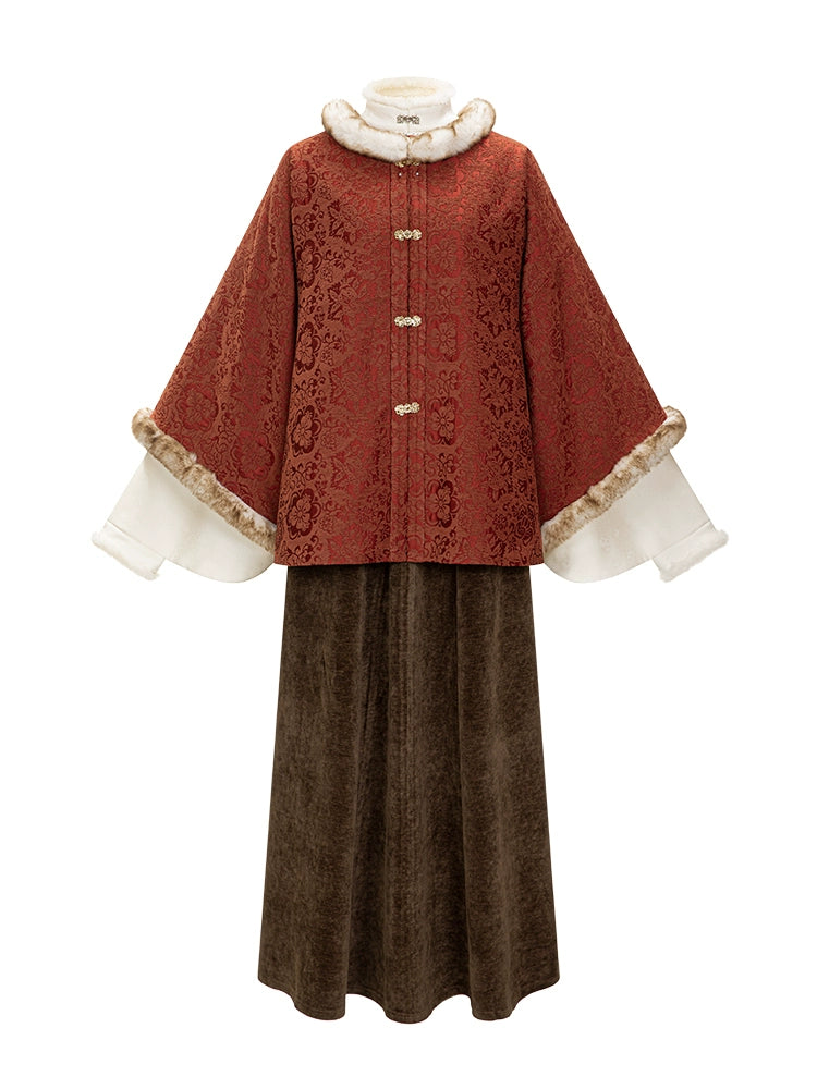 Chi Xia [Winter Jubilee] New Year's Ming-made Zhaojun jacket six broken skirts