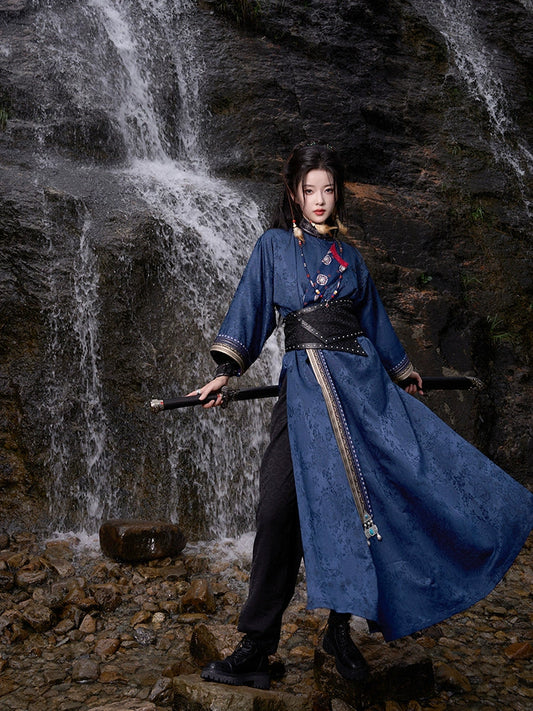 More than thirteen [予灵书] Zhang Qiling round neck robe Hanfu HanFuDreams
