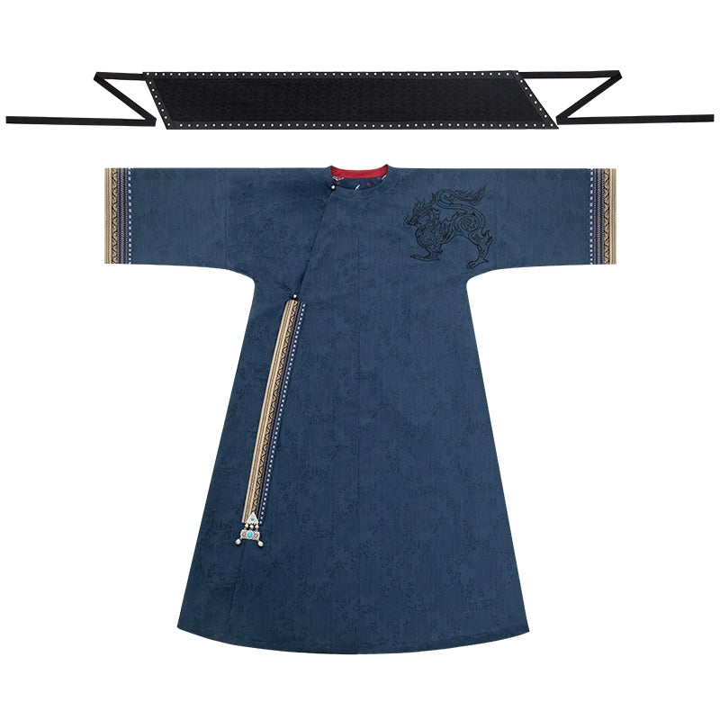 More than thirteen [予灵书] Zhang Qiling round neck robe Hanfu HanFuDreams
