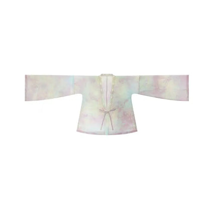 [夜光荷] heavy industry embroidery chest-length suspender skirt Tang tang HanFuDreams Cardigan S