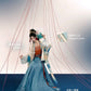 July Eve [Shumiyu Mingke] Fake two-piece pleated clothes, embroidered suspenders skirts han HanFuDreams