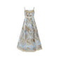 More than thirteen [吟游诗] ethnic style suspender round neck skirt modern HanFuDreams suspender skirt S