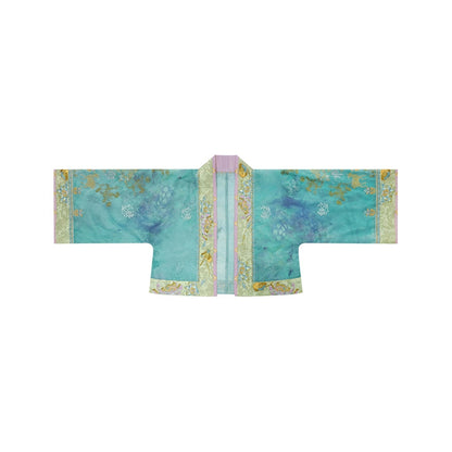 More than thirteen [夜光荷] heavy industry embroidery chest-length suspender skirt Tang tang HanFuDreams raccoon sleeve S