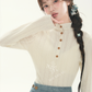More than thirteen [cedar] 2025 autumn new round neck pullover sweater modern HanFuDreams