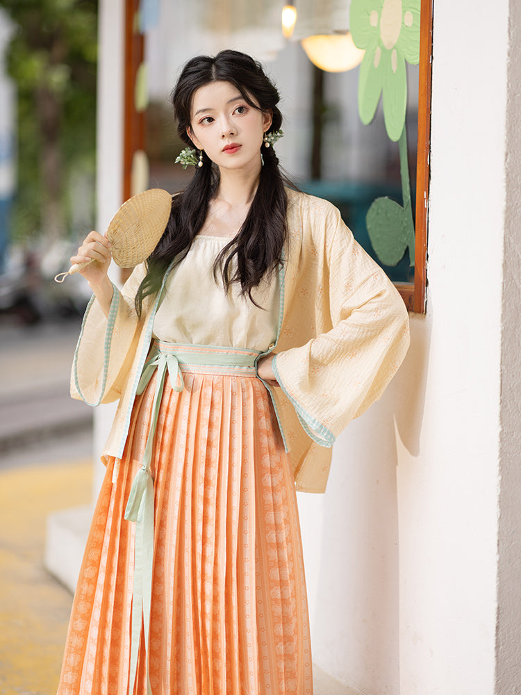 Song Dynasty Cardigan Shorts Hundred Skirts Hanfu song HanFuDreams