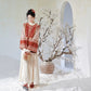July Eve [Red Horse Name] Han Xian Skinny Knitted Cardigan Daily Sweater han HanFuDreams Knitted sweater + Jixue exquisite broken skirt S