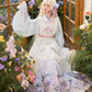 Flower Fairy Story [Frosting Garden] Beige Mesh Skirt Han-Yang Eclectic han HanFuDreams