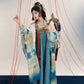 July Eve [Shumiyu Mingke] Fake two-piece pleated clothes, embroidered suspenders skirts han HanFuDreams