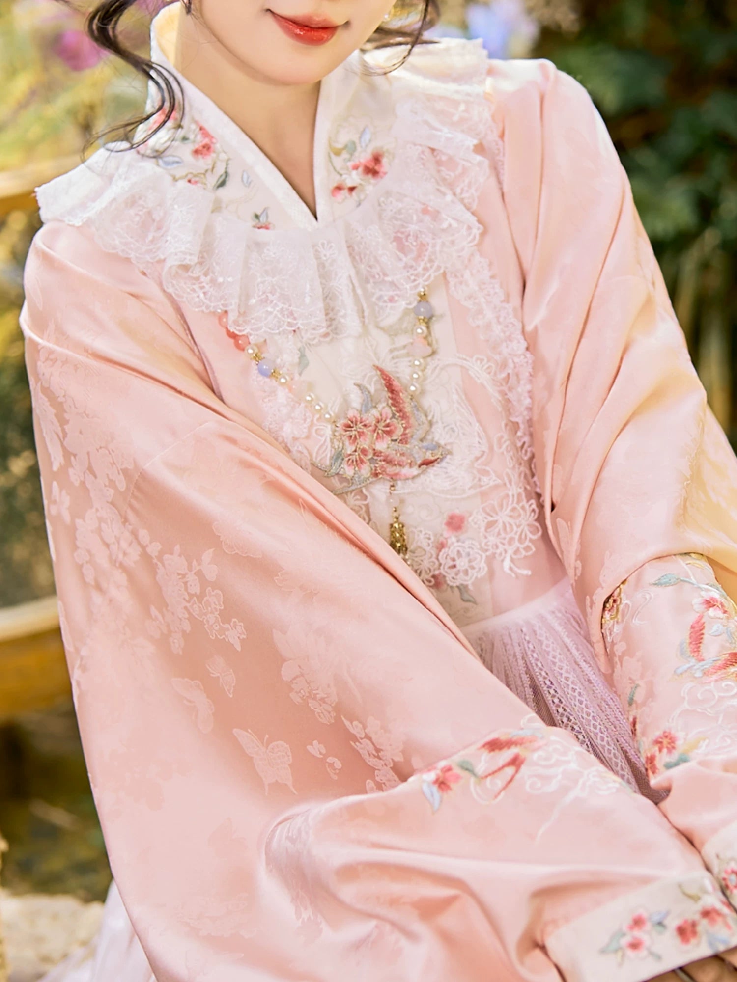 Flower Fairy Story [Yan Yunting] Original Ming-made Hanfu accessories Yingluo Back Cloud accessories HanFuDreams