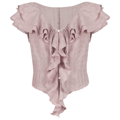 More than thirteen [peach pattern bottle] horse skirt set modern HanFuDreams top XS