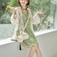 More than Thirteen [Original Pastoral] Coat Suspender Dress National Style Suit Women modern HanFuDreams
