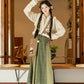 Tang Dynasty short shirt and cross skirt Hanfu