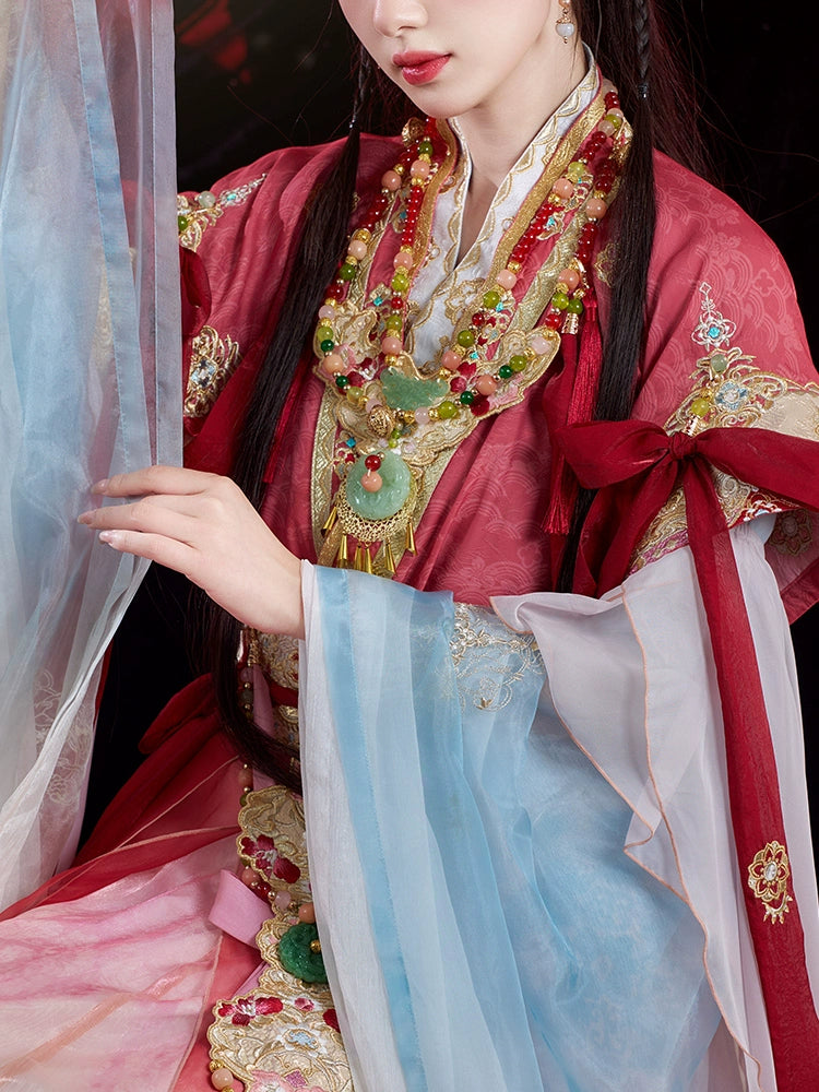 More than thirteen [feast of joy] feather sleeves Yingluo forbidden streamer accessory set accessories HanFuDreams