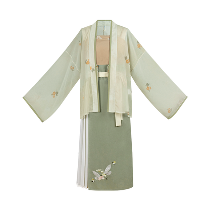 Song Dynasty Cardigan Suspender Two-piece Skirt Hanfu Women