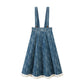 Chi Xia [Forest Blue Language] Han Element Stand-up Neck Short Shirt Strap Skirt han HanFuDreams Strap skirt S