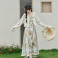 More than thirteen [吟游诗] ethnic style suspender round neck skirt modern HanFuDreams