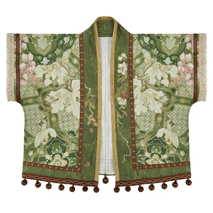 More than thirteen [Spice Dream Vendor] pullover head round neck broken skirt Han suit han HanFuDreams The placket jacket is in stock. It is recommended to buy one size larger. XS