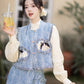 Cat Embroidery Bijia Tencel Shirt Horse Dress Hanfu han HanFuDreams
