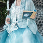 [Jade Waves] Printed Ming Style Hanfu Set ming Shisanyu