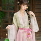 More than thirteen [青艾少女] summer cardigans and broken skirts Song Hanfu song HanFuDreams