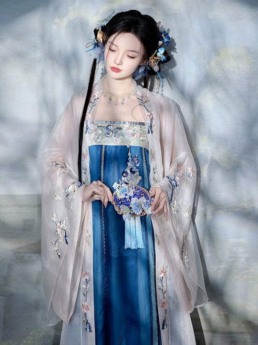 More than thirteen [Magnolia Shiyu] spring double-layer pendant suspender skirt Han suit han HanFuDreams