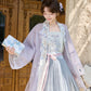 [xiaoshanyu] Hanfu Skirt Set in Polyester Cotton Blend song HanFuDreams three-piece set S