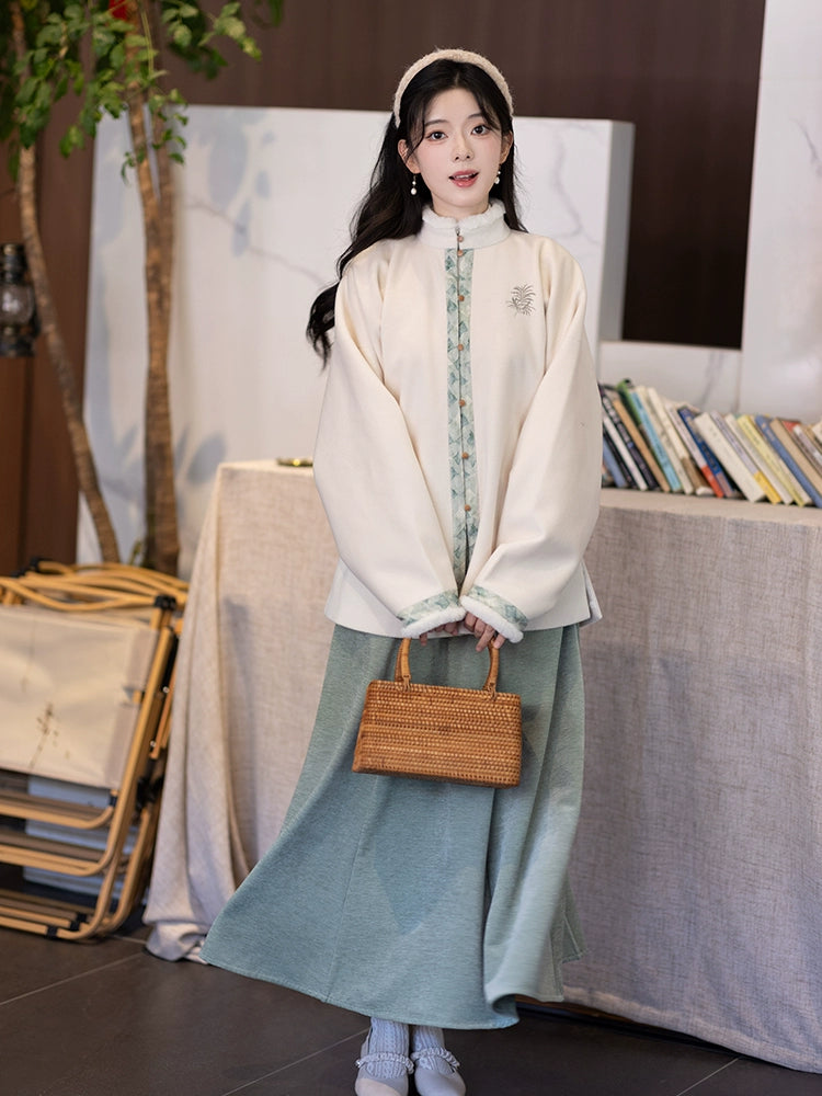 Chi Xia [Songfeng Yinyue] Short jacket Han element skirt Ming ming HanFuDreams