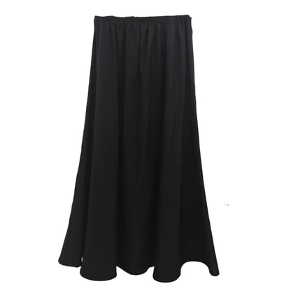 Lace Chinese clothes medium skirts medium pants Hanfu accessories HanFuDreams Black elastic bottom skirt S