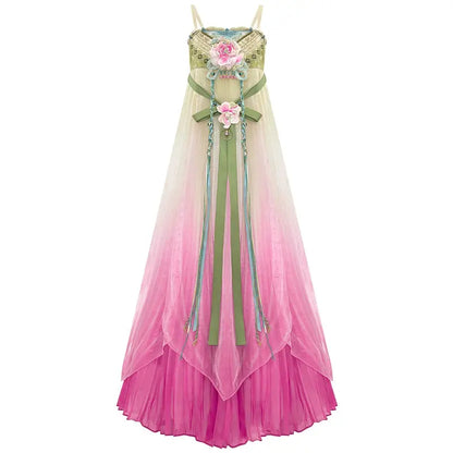 large sleeve shirt suspender skirt Hanfu tang More than thirteen suspender skirt S