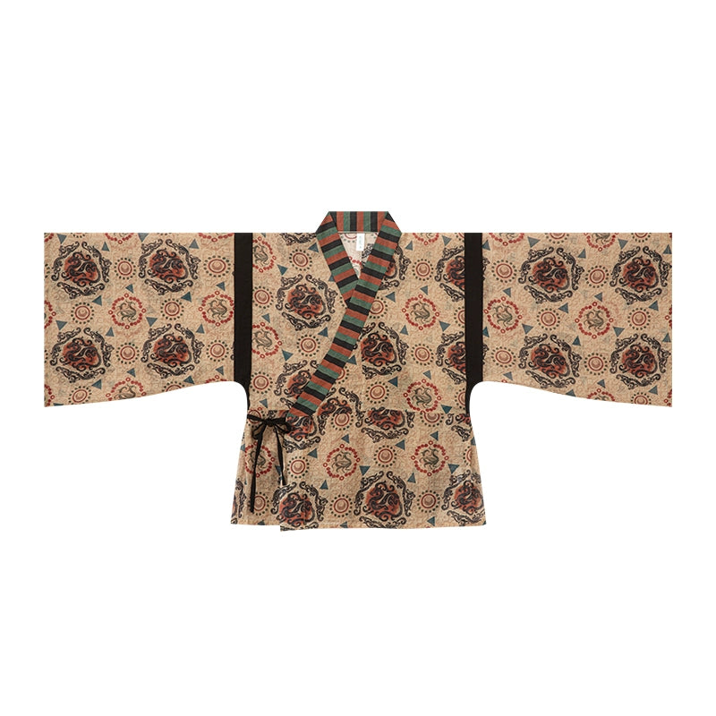 Jinshang Tenci curved collar shirt  & broken skirt original Hanfu