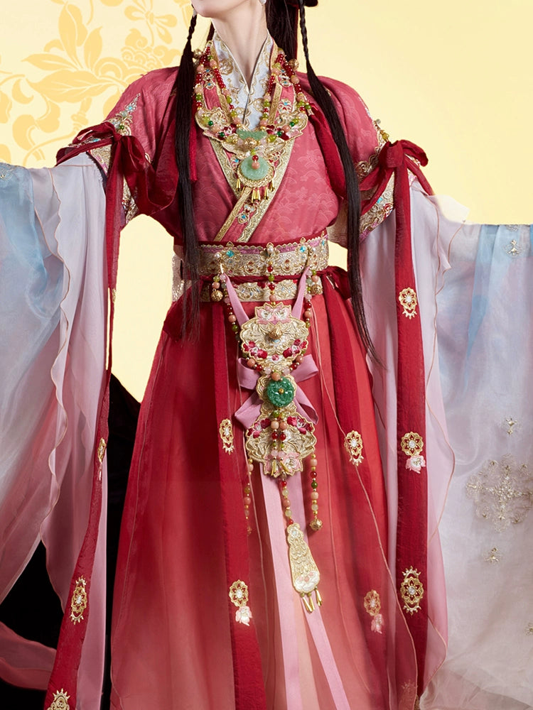 More than thirteen [feast of joy] feather sleeves Yingluo forbidden streamer accessory set accessories HanFuDreams