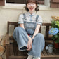 More than thirteen [thousand miles of wind] new Chinese top denim overalls modern HanFuDreams