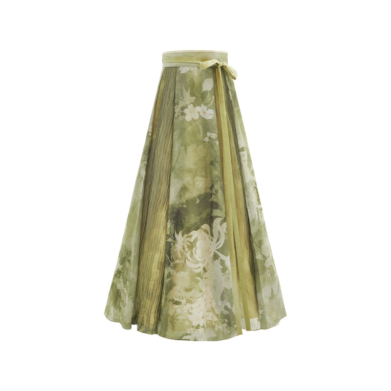 More than thirteen [Wonderful Neverland] embroidered Han element spring set modern HanFuDreams Broken skirt XS