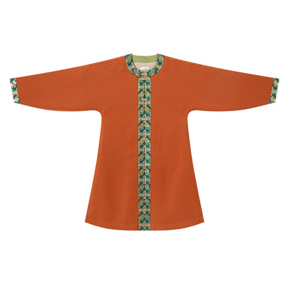 Chi Xia [Red Jade] Ming-made Wanli placket long jacket horse dress