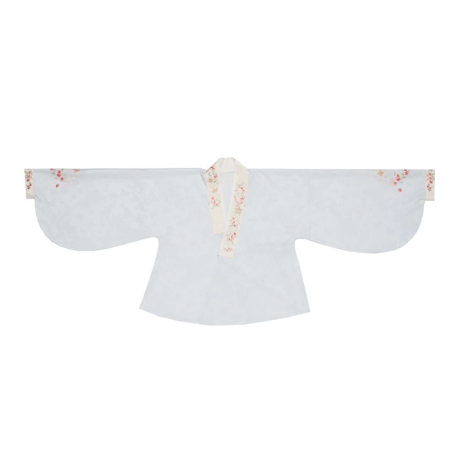 Flower Fairy Story [Yan Yunting] Pipa Sleeve Weaving Gold Horse Dress Set Ming ming HanFuDreams Blue Lute Sleeve 1 S