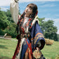 More than thirteen [snowfield flowers] Tibetan wind long jacket autumn ming HanFuDreams