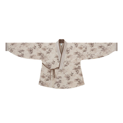 Chi Xia [Oasis Fairy Brown] pairs with wearing a short shirt and six broken skirts han HanFuDreams Chenier Pair Clothes S