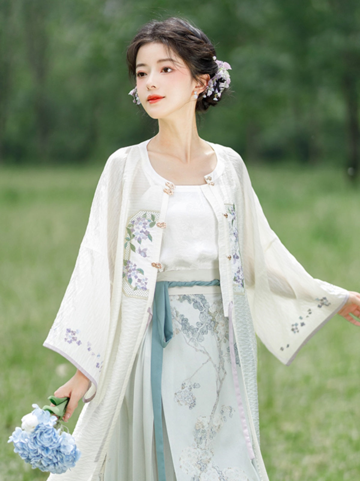 Ming-made Tencel long shirt and hundreds of skirts Hanfu ming HanFuDreams