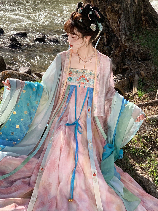 More than thirteen [Yumen Yunni] spring and summer suspender skirt Hanfu han HanFuDreams