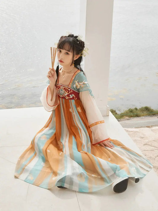 National Style Dress Spring modern More than thirteen