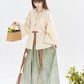 Square neck shirt pleated skirt Hanfu Mid-Autumn Festival limited edition rabbit ming HanFuDreams