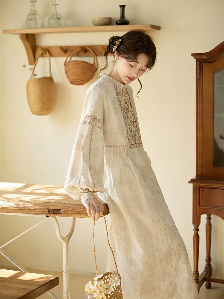 More than thirteen [sand search] 2025 autumn new pure cotton new Chinese dress modern HanFuDreams