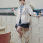 More than thirteen [Quguang] lapel shirt fake two pieces of national style woolen coat