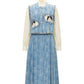 Cat Embroidery Bijia Tencel Shirt Horse Dress Hanfu han HanFuDreams