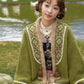 More than thirteen [Tingwu Autumn] lamb wool jacket dress national style set modern HanFuDreams