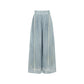 Qingzhi Tencel Hanfu Set with Embroidered Cardigan and Wide-Leg Pants modern Shisanyu Wide-Leg Pants with Sash XS