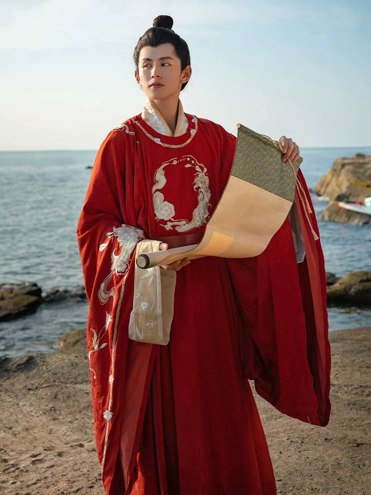 More than thirteen [和合花开] Song-made Hanfu men's wedding clothes song HanFuDreams