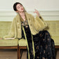 More than thirteen [Yaoshan Bell] plush jacket, velvet sundress, jacquard cardigan modern HanFuDreams